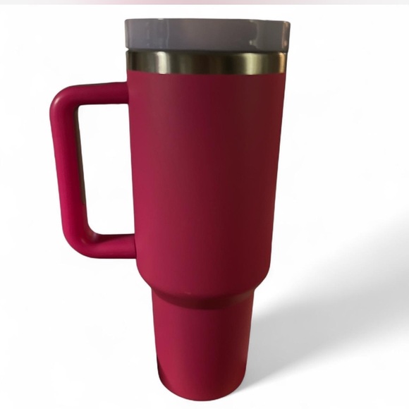 Stanley Fuchsia Travel Mug with Handle - Picture 5 of 8